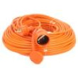 Prodlužovací síťový kabel Zásuvky: 1 PVC oranžová 3x1,5mm2