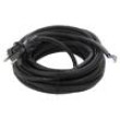 Kabel 2x1,5mm2 CEE 7/17 (C) vidlice,vodiče guma 10m černá
