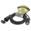 Prodlužovací síťový kabel Zásuvky: 1 guma černá 3x2,5mm2 5m