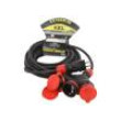 Prodlužovací síťový kabel Zásuvky: 3 guma černá 3x1,5mm2 10m