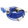 Prodlužovací síťový kabel Zásuvky: 3 guma černá 3x2,5mm2 25m
