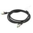 Patch cord S/FTP Cat 8.1 lanko Cu LSZH černá 2m 26AWG