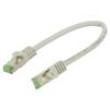 Patch cord S/FTP Cat 8.1 lanko Cu LSZH šedá 0,25m 26AWG