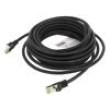 Patch cord S/FTP Cat 8.1 lanko Cu LSZH černá 7,5m 26AWG