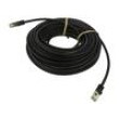 Patch cord S/FTP Cat 8.1 lanko Cu LSZH černá 20m 26AWG