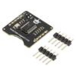 Modul: záznamník dat 3,3÷5VDC serial 23,5x22,5mm Arduino SD