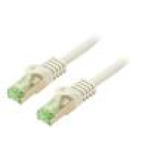 Patch cord S/FTP Cat 8.1 lanko Cu LSZH šedá 7,5m 26AWG