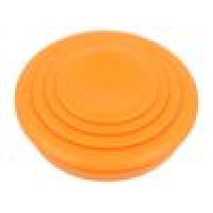Průchodka elastomer termoplastický TPE oranžová Økab: 0÷28mm