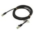 Patch cord S/FTP Cat 8.1 lanko Cu LSZH černá 15m 26AWG