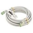 Patch cord S/FTP Cat 8.1 lanko Cu LSZH šedá 5m 26AWG