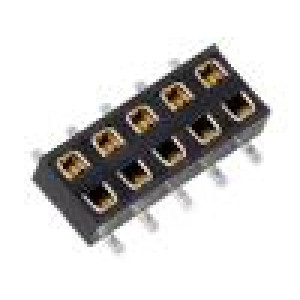 Zásuvka kolíkové zásuvka 2mm PIN: 10 SMT na PCB 2A pocínovaný