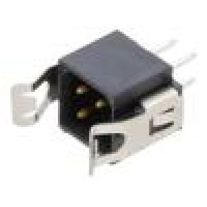 Zásuvka plošný spoj-kontakt/plošný spoj vidlice 2mm PIN: 4