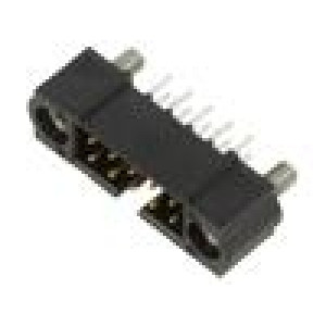 Zásuvka plošný spoj-kontakt/plošný spoj vidlice 2mm PIN: 10