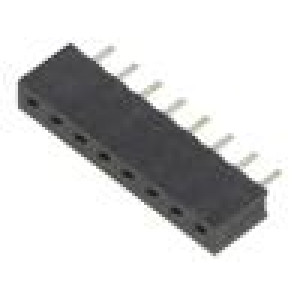 Zásuvka kolíkové zásuvka 2mm PIN: 8 THT na PCB 2A pocínovaný