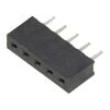 Zásuvka kolíkové zásuvka 2mm PIN: 5 THT na PCB 2A pocínovaný