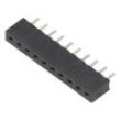 Zásuvka kolíkové zásuvka 2mm PIN: 10 THT na PCB 2A pocínovaný