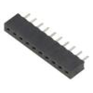 Zásuvka kolíkové zásuvka 2mm PIN: 10 THT na PCB 2A pocínovaný