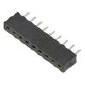 Zásuvka kolíkové zásuvka 2mm PIN: 9 THT na PCB 2A pocínovaný