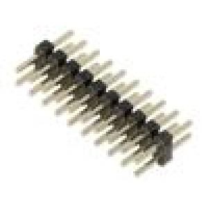 Kolíková lišta kolíkové vidlice 2mm PIN: 20 THT na PCB 2A