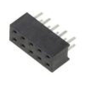 Zásuvka kolíkové zásuvka 2mm PIN: 10 THT na PCB 2A pocínovaný