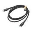 Kabel USB 2.0 USB C vidlice,z obou stran 1m černá 480Mbps