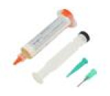 Flux: rosin based halide,ROM1 gel syringe 10ml yellow
