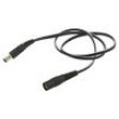 Kabel 2x0,5mm2 DC 5,5/2,1 zásuvka,DC 5,5/1,7 zástrčka přímý