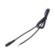 Kabel 1x1mm2 vodiče,DC 5,5/2,1 zásuvka přímý černá 1,5m