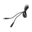 Cable DC 5,5/2,5 plug,DC 5,5/2,5 socket straight 0.5mm2 3m