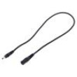 Cable DC 3,5/1,3 plug,DC 5,5/2,1 socket straight 1mm2 black