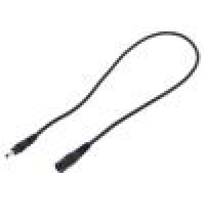 Kabel 1x1mm2 DC 3,5/1,3 zástrčka,DC 5,5/2,1 zásuvka přímý