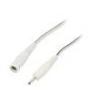 Kabel 2x0,5mm2 DC 2,35/0,7 zástrčka,DC 5,5/2,1 zásuvka přímý