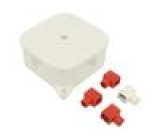 Enclosure: junction box X: 75mm Y: 75mm Z: 30mm wall mount IP44