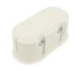 Enclosure: back box Ø: 62mm Z: 60mm plaster embedded deep white