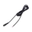 Kabel 1x1mm2 vodiče,DC 5,5/2,1 zásuvka přímý černá 3m