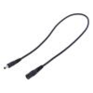 Kabel 1x1mm2 DC 5,5/2,1 zásuvka,DC 5,5/1,7 zástrčka přímý