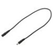 Kabel 1x1mm2 DC 5,5/2,1 zástrčka,DC 5,5/2,1 zásuvka úhlový