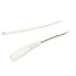Kabel 2x0,5mm2 vodiče,DC 5,5/2,1 zásuvka přímý bílá 3m