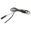 Kabel 2x0,5mm2 vodiče,DC 5,5/2,1 zásuvka přímý černá 1,5m