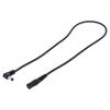Kabel 1x1mm2 DC 5,5/2,1 zásuvka,DC 5,5/2,5 zástrčka úhlový