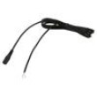 Kabel 1x0,5mm2 vodiče,DC 5,5/2,1 zásuvka přímý černá 1,5m