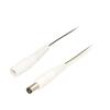 Kabel 2x0,5mm2 DC 5,5/2,5 zástrčka,DC 5,5/2,5 zásuvka přímý