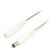 Kabel 2x0,5mm2 DC 5,5/2,1 zástrčka,DC 5,5/2,1 zásuvka přímý