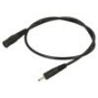 Kabel 1x0,5mm2 DC 2,35/0,7 zástrčka,DC 5,5/2,1 zásuvka přímý