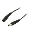 Kabel 2x0,5mm2 DC 5,5/2,1 zástrčka,DC 5,5/2,5 zástrčka přímý