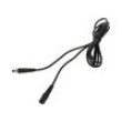 Cable DC 5,5/2,5 plug,DC 5,5/2,5 socket straight 0.5mm2 2m