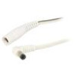 Kabel 2x0,5mm2 DC 5,5/2,1 zástrčka,DC 5,5/2,1 zásuvka úhlový