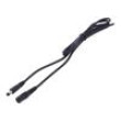 Cable DC 5,5/2,1 plug,DC 5,5/2,1 socket straight 1mm2 black