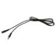 Cable DC 5,5/2,1 plug,DC 5,5/2,5 plug straight 0.5mm2 black