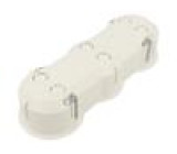 Enclosure: back box Ø: 63mm Z: 45mm plaster embedded white